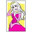 Disney Underground Pop Sleeping Beauty Paper Giclee Print